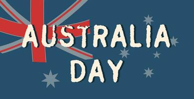 Australia day background vector