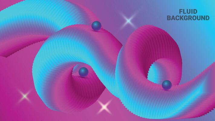 Gradient Fluid Background Design Template