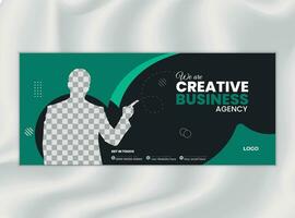 Modern Social Media Cover Design Template vector