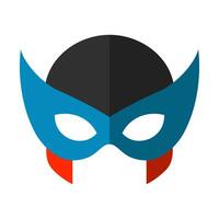 Super hero mask. Superhero face masque and masking cartoon character. Comic book mask. Heroic or savior vector illustration