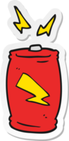 sticker of a cartoon battery png