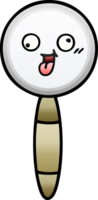 gradient shaded cartoon magnifying glass png