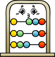 gradient shaded cartoon abacus png