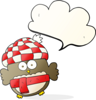 speech bubble cartoon cute owl png