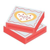 Isometric Icons Depicting Valentine Treats vector