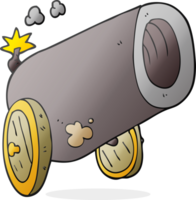 cartone animato grande cannone png