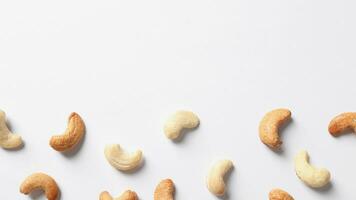 Delicious Cashew Nuts Isolated. Healthy, Organic Snack with Nutty, Concept for Design photo