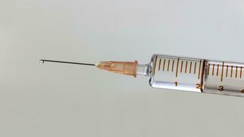 Vintage Glass Syringe, Nostalgic Medical Relic isolated photo