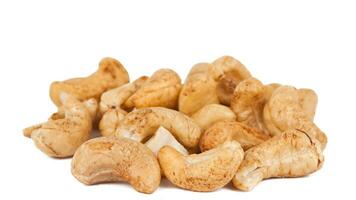 Delicious Cashew Nuts Isolated. Healthy, Organic Snack with Nutty, Concept for Design photo