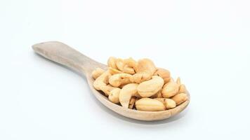 Delicious Cashew Nuts Isolated. Healthy, Organic Snack with Nutty, Concept for Design photo