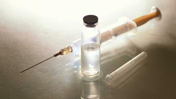 Vintage Glass Syringe, Nostalgic Medical Relic isolated photo