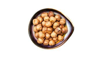 Organic Brown Hazelnuts. Delicious Healthy Nuts, Concept for Design. Gourmet Ingredients for Culinary Creations, Autumn Harvest Snack photo