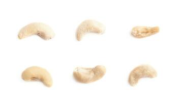 Delicious Cashew Nuts Isolated. Healthy, Organic Snack with Nutty, Concept for Design photo