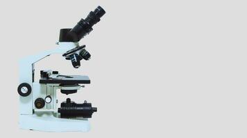 Isolated Microscope on White Background photo