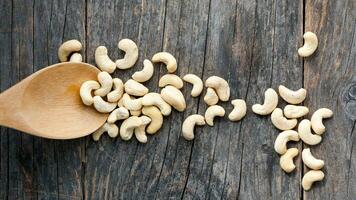 Delicious Cashew Nuts Isolated. Healthy, Organic Snack with Nutty, Concept for Design photo