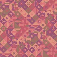 Seamless colorful geometrical pattern background - abstract vector graphic design