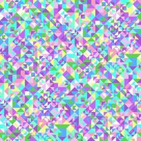 Seamless geometrical triangular mosaic pattern background design - abstract vector illustration with colorful triangles