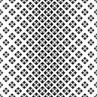 Monochrome repeating geometric pattern design vector background