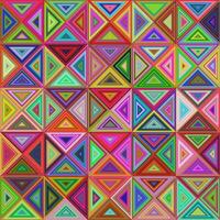 Abstract colorful triangle mosaic background design vector