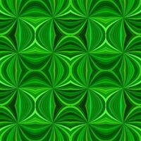 Green abstract psychedelic seamless striped spiral pattern background design - vector graphic with curved rays