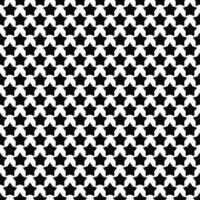 Black and white star pattern background - vector design