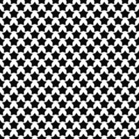 Black and white star pattern background - vector design