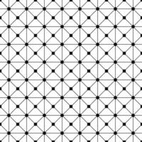 Seamless monochrome wired grid pattern design background vector