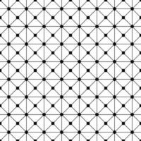 Seamless monochrome wired grid pattern design background vector