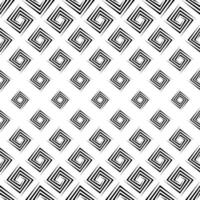 Monochrome repeating rectangular spiral pattern design background vector