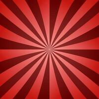 Abstract dark red ray burst background design vector