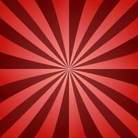 Abstract dark red ray burst background design vector