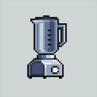 Pixel art illustration Blender. Pixelated Blender. Kitchen Blender pixelated for the pixel art game and icon for website and video game. old school retro. vector