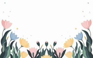 Vector Design Flower Background Wallpaper