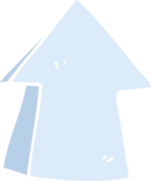 cartoon doodle pointing arrow png