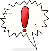 cartoon exclamation mark with speech bubble png