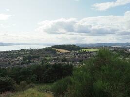 Aerial view of Dundee from Law hill photo