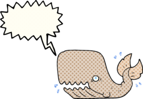 bande dessinée livre discours bulle dessin animé en colère baleine png