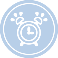 ringing alarm clock circular icon png