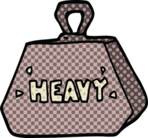comic book style cartoon heavy weight png