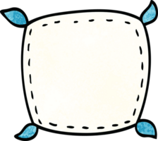 cartoon doodle plain cushion png