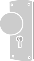 cartoon doodle of a door handle png