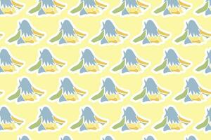 Vector Youth Day Sticker Seamless Pattern Background with pastel colors