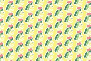 Vector Spring Seamless Pattern Background