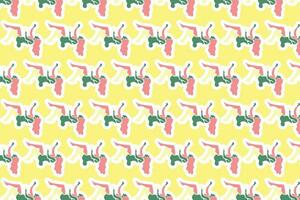 Vector Spring Seamless Pattern Background