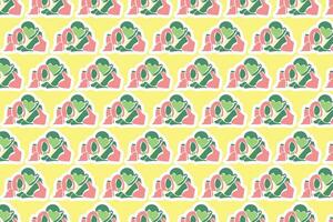 Vector Spring Seamless Pattern Background