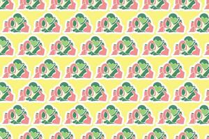 Vector Spring Seamless Pattern Background