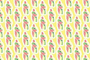 Vector Spring Seamless Pattern Background