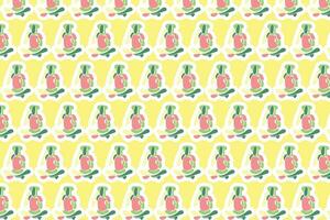 Vector Spring Seamless Pattern Background