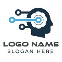 Tech Logo Vector design template download free. Technology logo vector templates