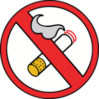 cute cartoon no smoking allowed sign png